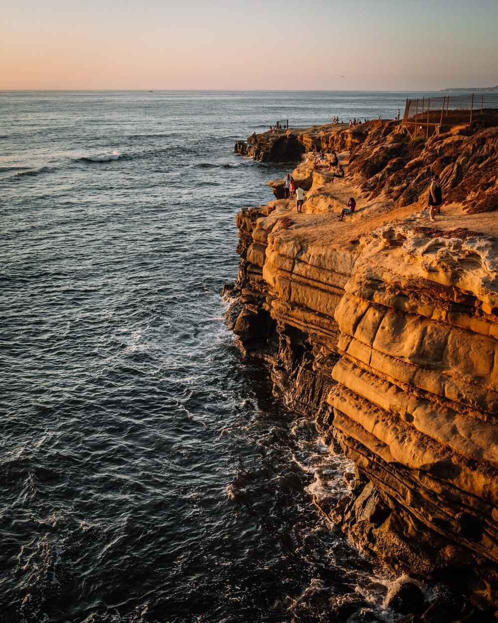 Cliff by the Sea in San Diego - Rachel Of Duty